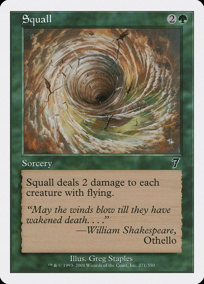 Squall - [Foil] Seventh Edition (7ED)