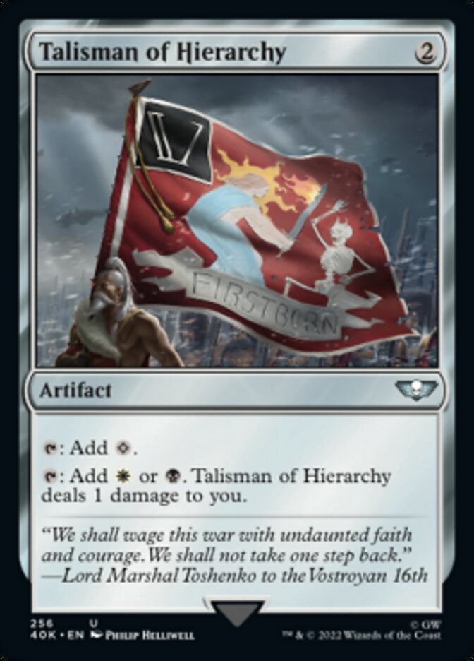 Talisman of Hierarchy - [Surge Foil] Warhammer 40,000 Commander (40K)