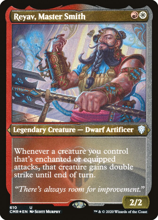 Reyav, Master Smith - [Etched Foil] Commander Legends (CMR)