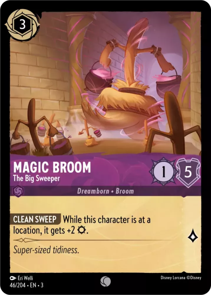 Magic Broom - The Big Sweeper - [Foil] Into the Inklands (3)