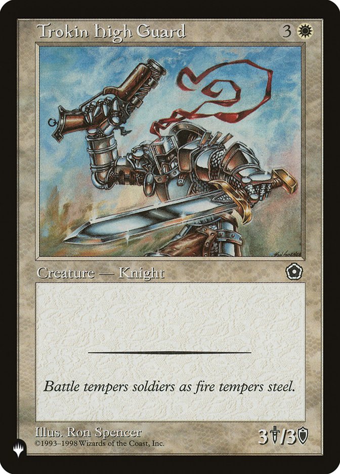 Trokin High Guard - [Retro Frame] The List (PLIST)