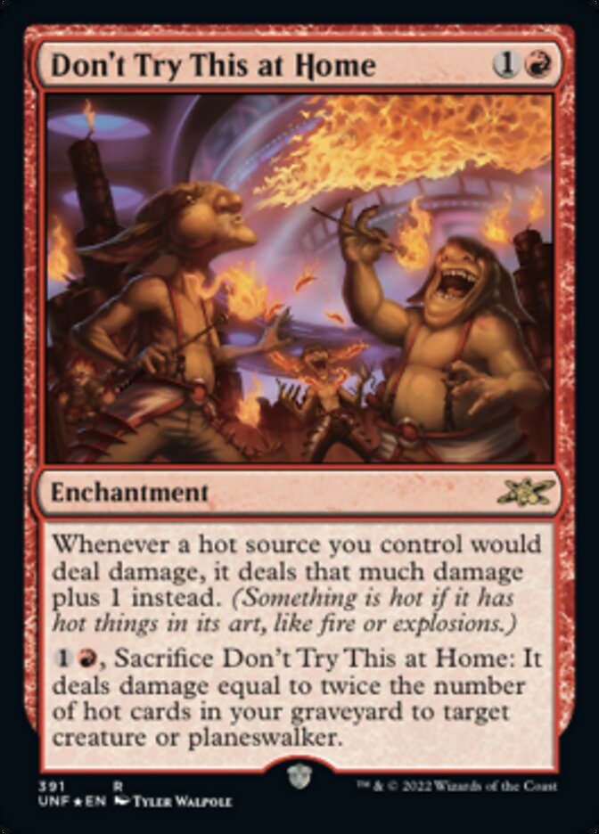 Don't Try This at Home - [Galaxy Foil] Unfinity (UNF)