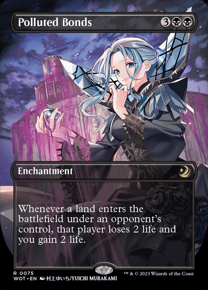 Polluted Bonds - [Borderless] Wilds of Eldraine: Enchanting Tales (WOT)