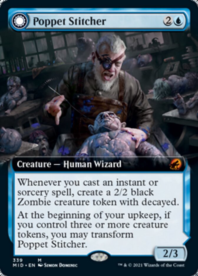 Poppet Stitcher // Poppet Factory - [Foil, Extended Art] Innistrad: Midnight Hunt (MID)