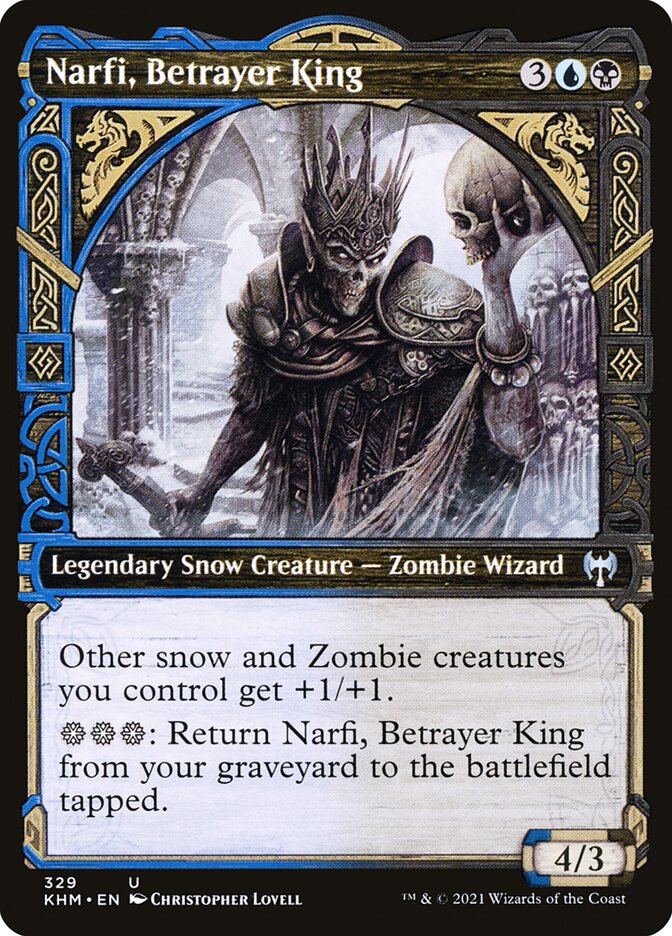 Narfi, Betrayer King - [Foil, Showcase] Kaldheim (KHM)