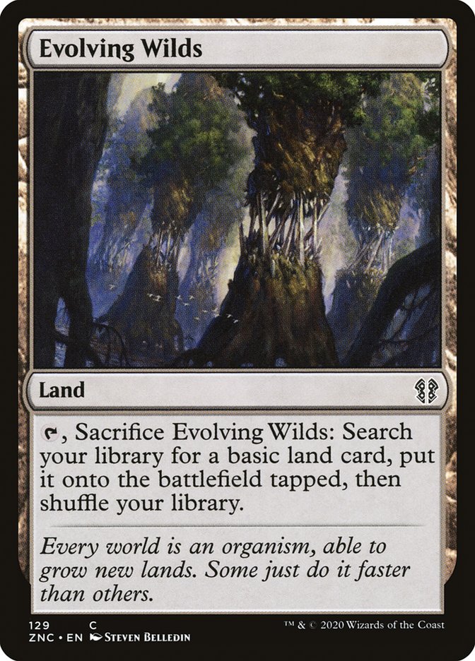 Evolving Wilds - [Foil] Zendikar Rising Commander (ZNC)