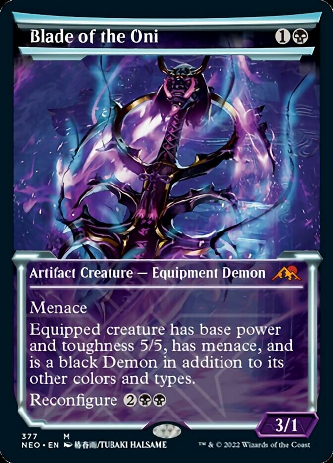 Blade of the Oni - [Showcase] Kamigawa: Neon Dynasty (NEO)