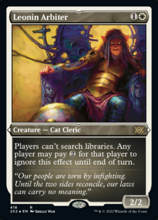 Leonin Arbiter - [Etched Foil] Double Masters 2022 (2X2)