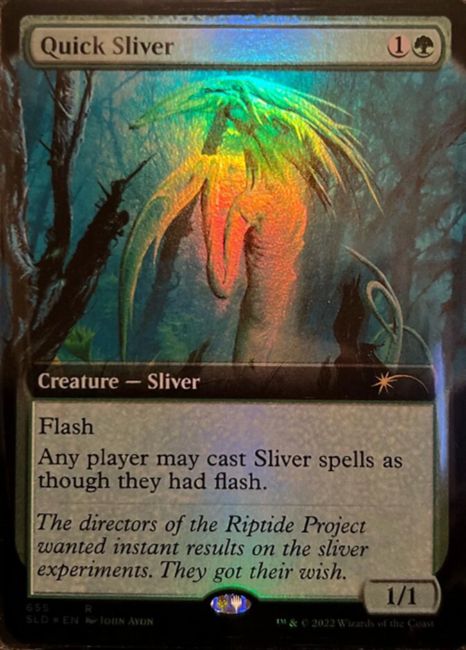 Quick Sliver (655) - [Foil, Extended Art] Secret Lair Drop (SLD)