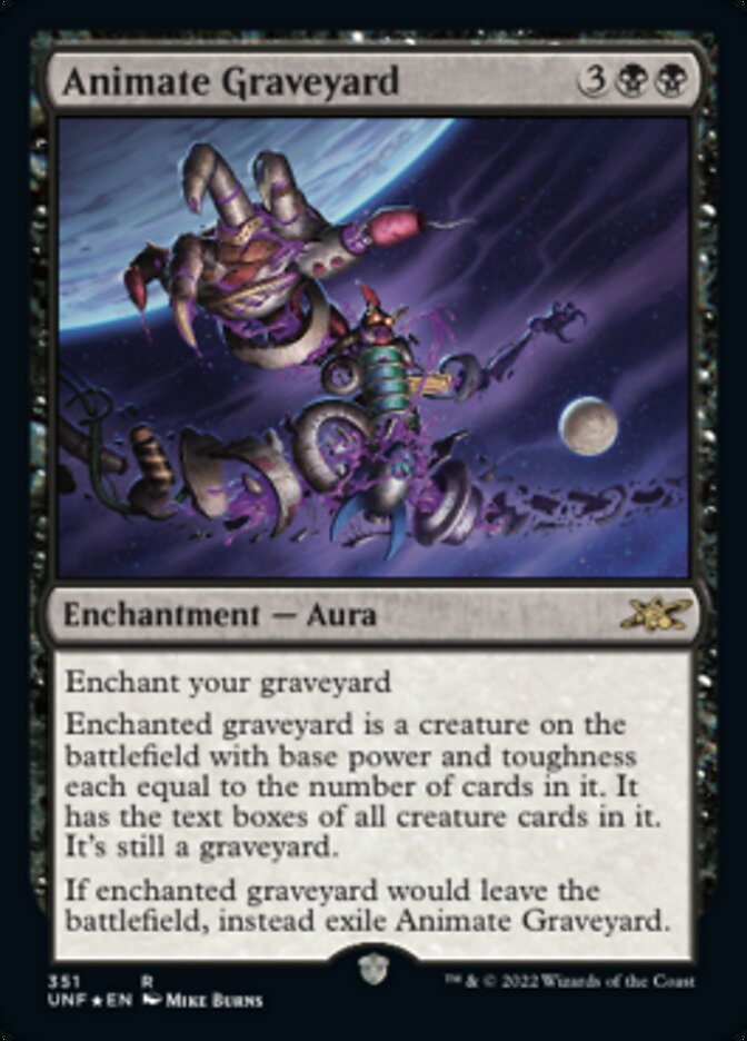 Animate Graveyard - [Galaxy Foil] Unfinity (UNF)