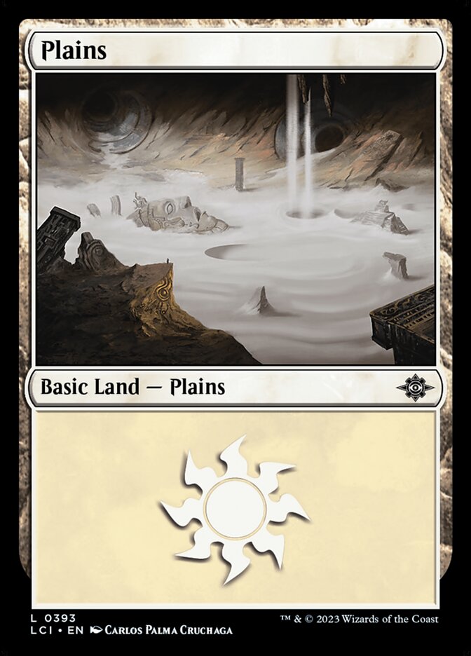 Plains (393) - [Foil] The Lost Caverns of Ixalan (LCI)