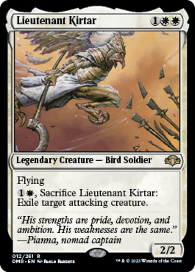 Lieutenant Kirtar - [Foil] Dominaria Remastered (DMR)