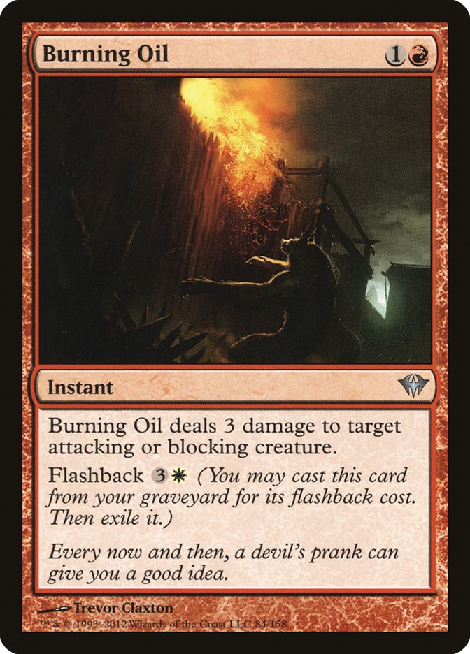 Burning Oil - [Foil] Dark Ascension (DKA)