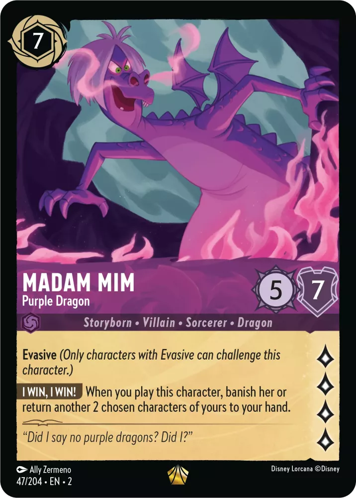 Madam Mim - Purple Dragon - Rise of the Floodborn (2)