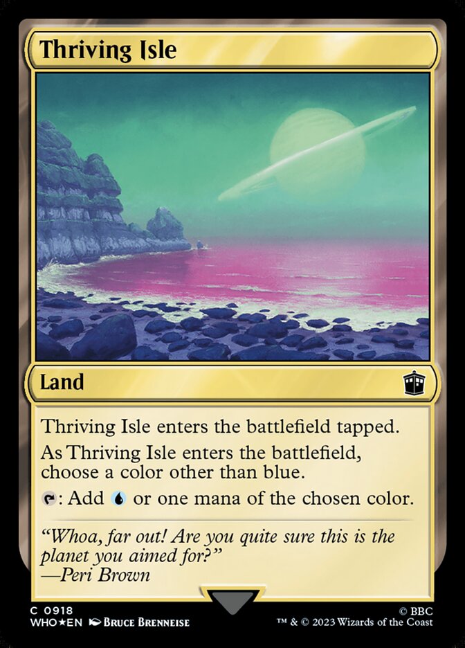 Thriving Isle - [Surge Foil] Doctor Who (WHO)