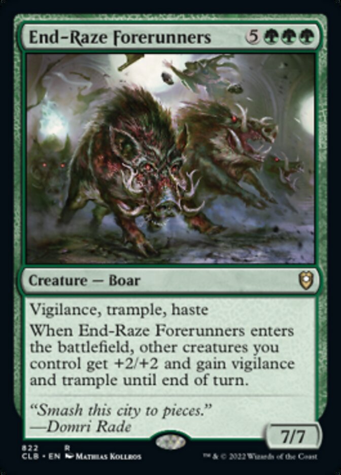 End-Raze Forerunners - Commander Legends: Battle for Baldur's Gate (CLB)