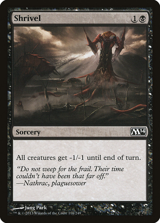 Shrivel - [Foil] Magic 2014 (M14)