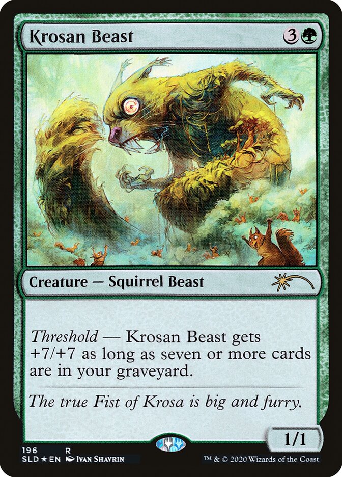 Krosan Beast (196) - [Foil] Secret Lair Drop (SLD)