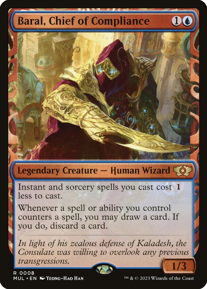 Baral, Chief of Compliance - [Foil, Showcase] Multiverse Legends (MUL)
