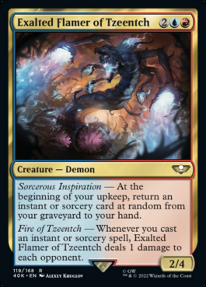 Exalted Flamer of Tzeentch - Warhammer 40,000 Commander (40K)