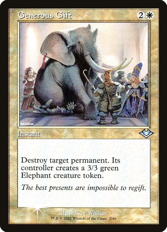 Generous Gift - [Etched Foil, Retro Frame] Modern Horizons 1 Timeshifts (H1R)