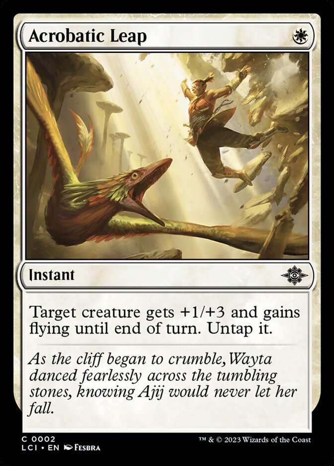 Acrobatic Leap - [Foil] The Lost Caverns of Ixalan (LCI)