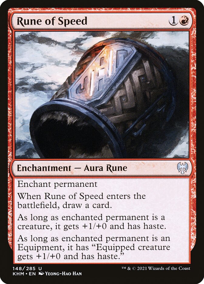 Rune of Speed - [Foil] Kaldheim (KHM)