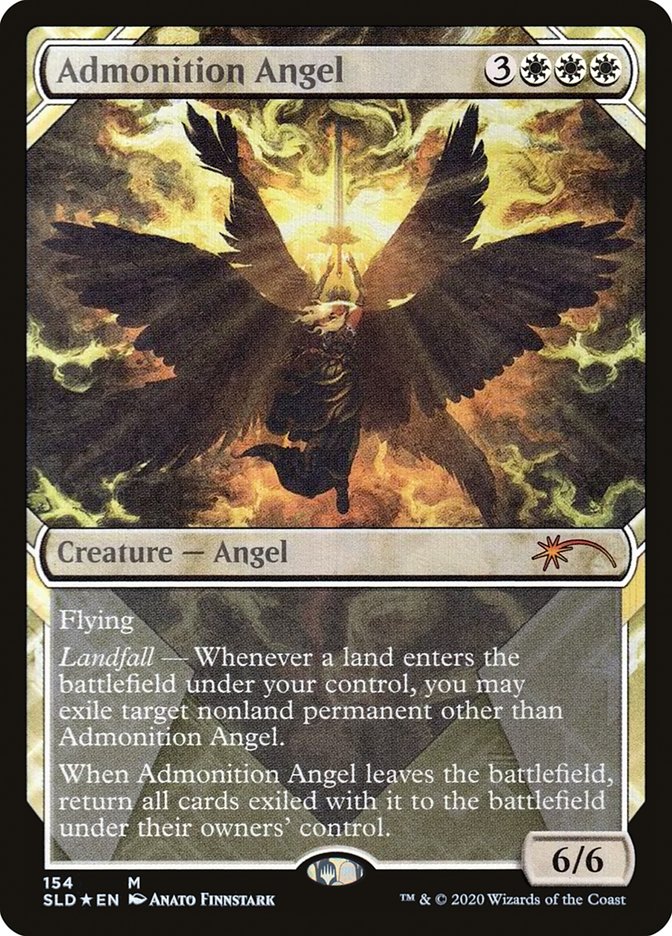 Admonition Angel (154) - [Foil, Showcase] Secret Lair Drop (SLD)