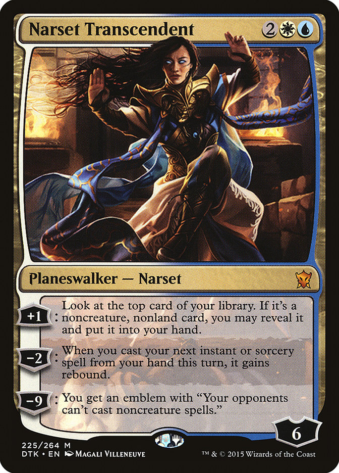 Narset Transcendent - [Foil] Dragons of Tarkir (DTK)