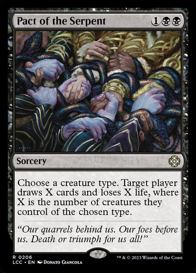 Pact of the Serpent - Lost Caverns of Ixalan Commander (LCC)