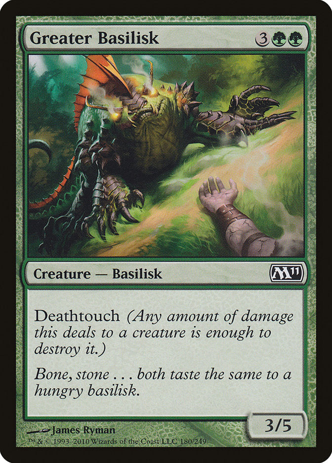 Greater Basilisk - [Foil] Magic 2011 (M11)