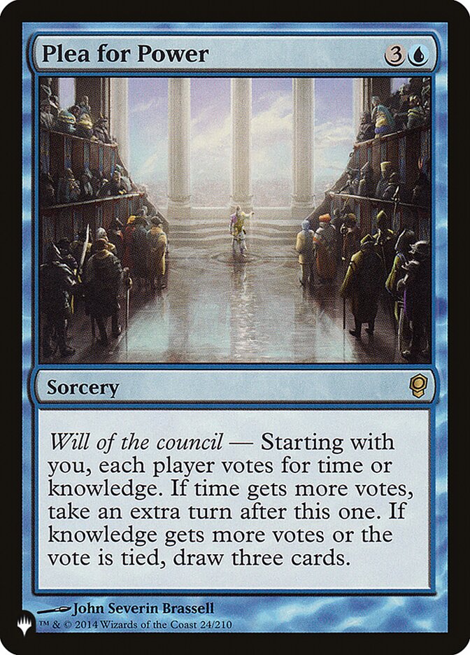 Plea for Power - The List (PLIST)