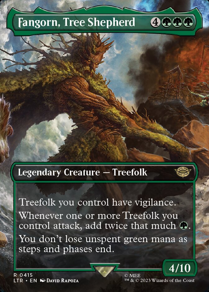 Fangorn, Tree Shepherd - [Foil, Borderless] The Lord of the Rings: Tales of Middle-earth (LTR)