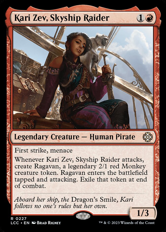 Kari Zev, Skyship Raider - Lost Caverns of Ixalan Commander (LCC)