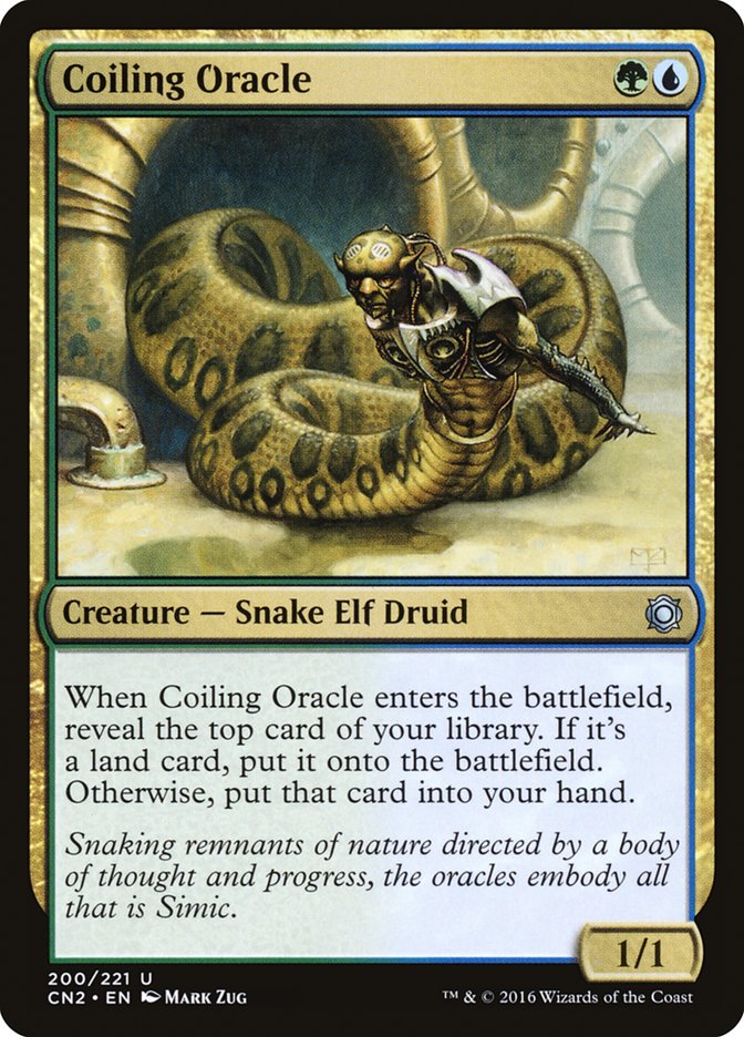 Coiling Oracle - [Foil] Conspiracy: Take the Crown (CN2)