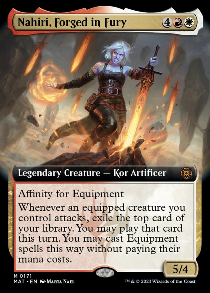 Nahiri, Forged in Fury - [Extended Art] March of the Machine: The Aftermath (MAT)