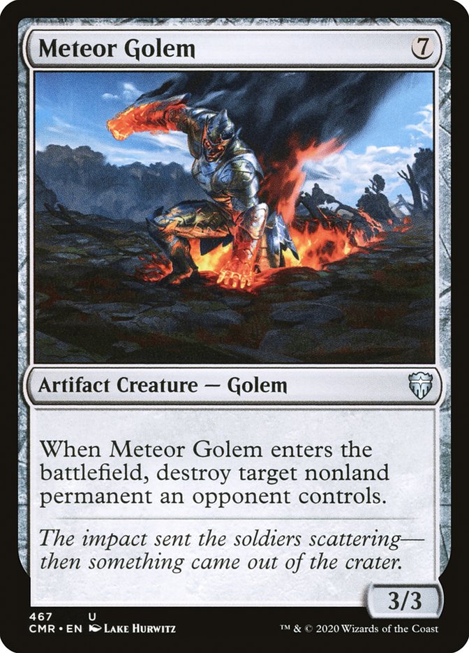 Meteor Golem - [Foil] Commander Legends (CMR)