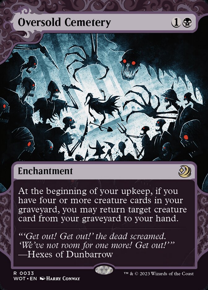 Oversold Cemetery - [Showcase] Wilds of Eldraine: Enchanting Tales (WOT)