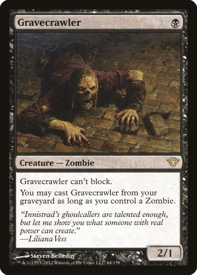 Gravecrawler - [Foil] Dark Ascension (DKA)