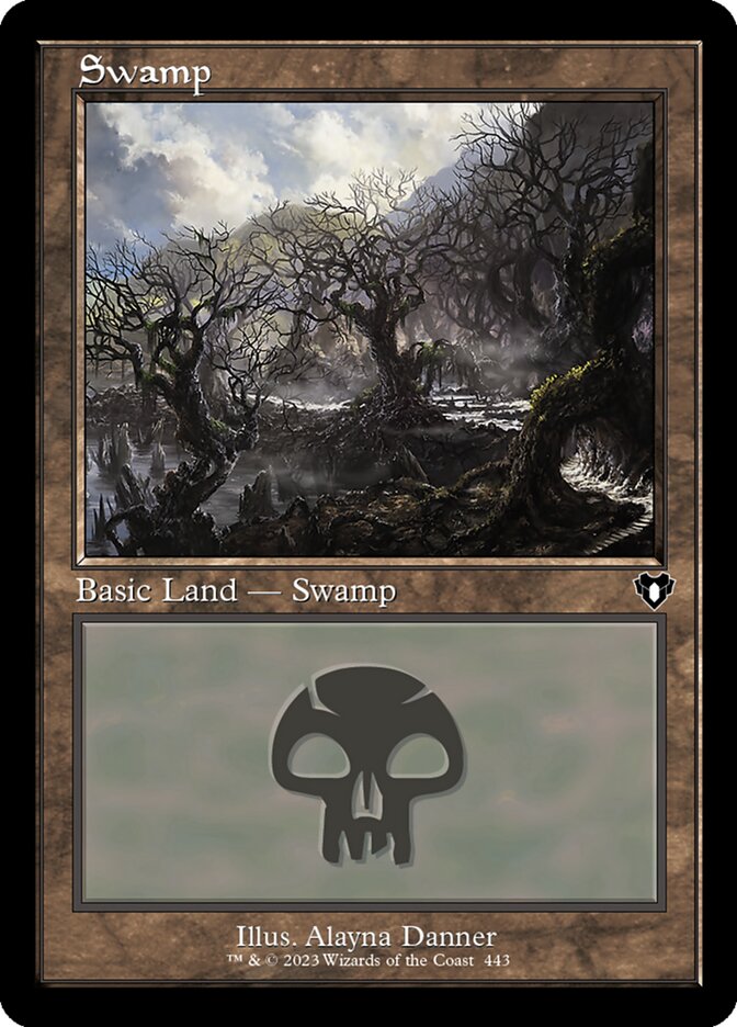 Swamp (443) - Commander Masters (CMM)
