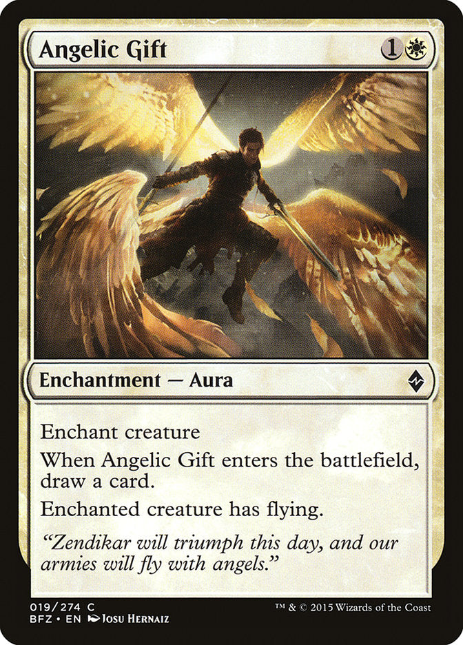 Angelic Gift - Battle for Zendikar (BFZ)