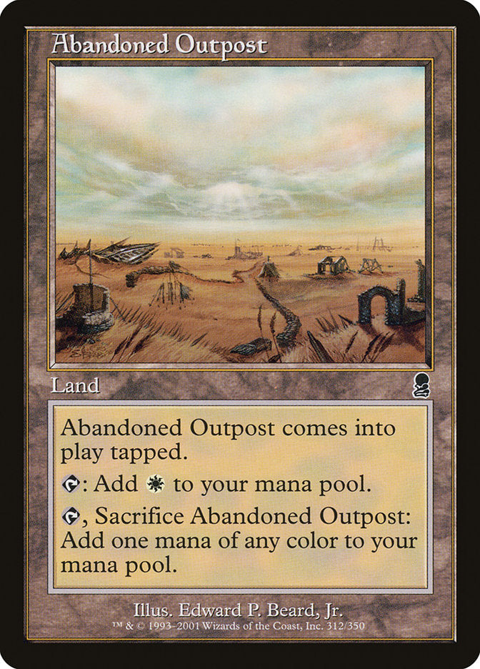 Abandoned Outpost - [Foil, Retro Frame] Odyssey (ODY)