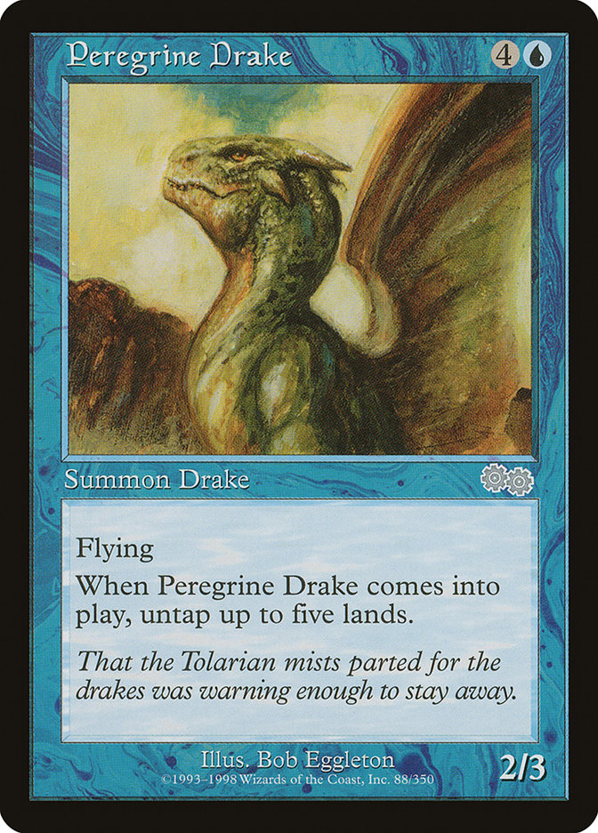 Peregrine Drake - [Retro Frame] Urza's Saga (USG)