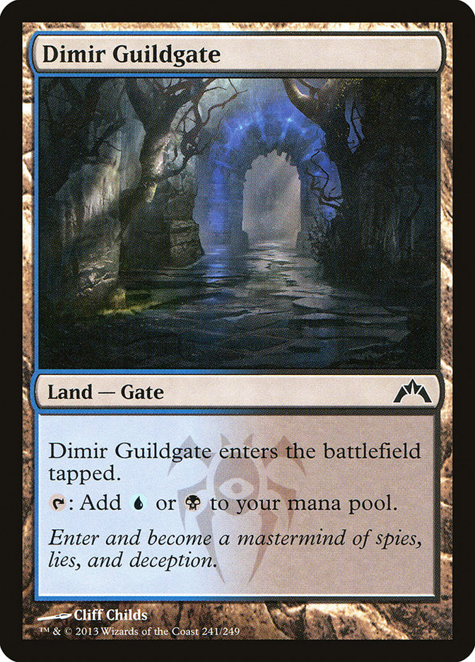 Dimir Guildgate - [Foil] Gatecrash (GTC)