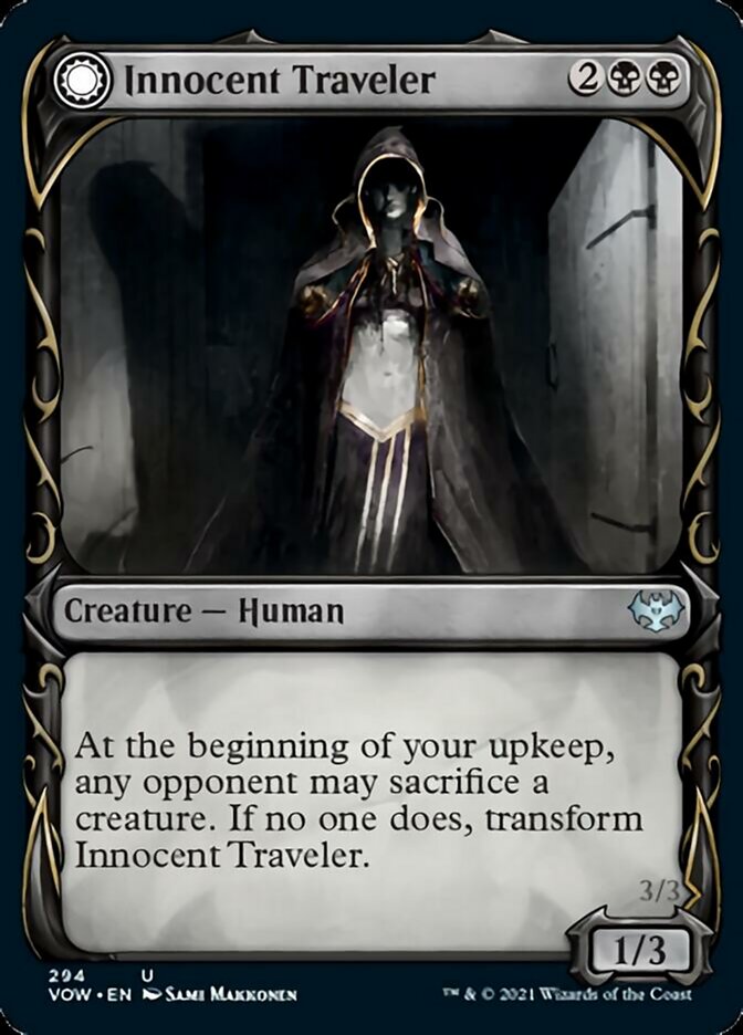Innocent Traveler // Malicious Invader - [Foil, Showcase] Innistrad: Crimson Vow (VOW)