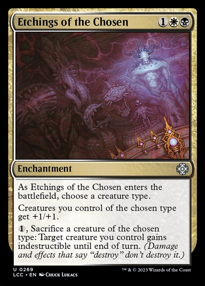 Etchings of the Chosen - Lost Caverns of Ixalan Commander (LCC)