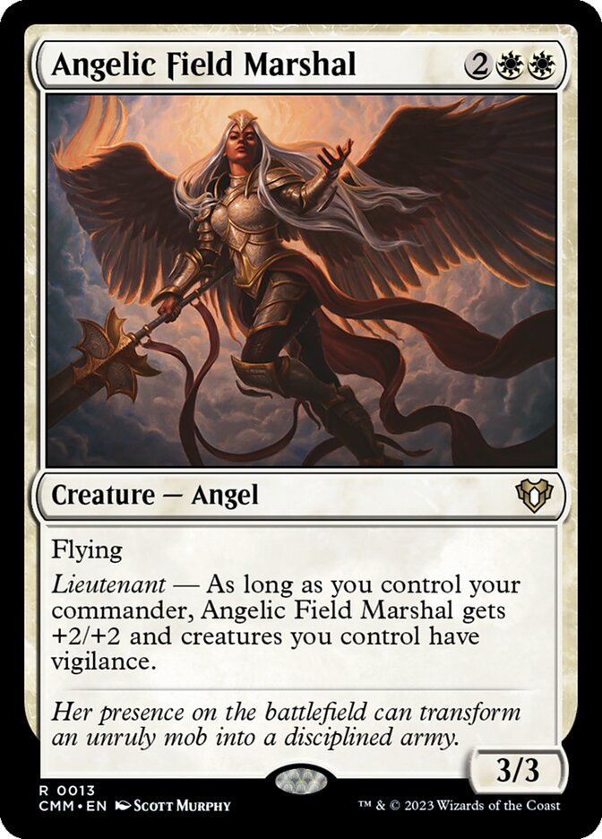 Angelic Field Marshal - [Foil] Commander Masters (CMM)
