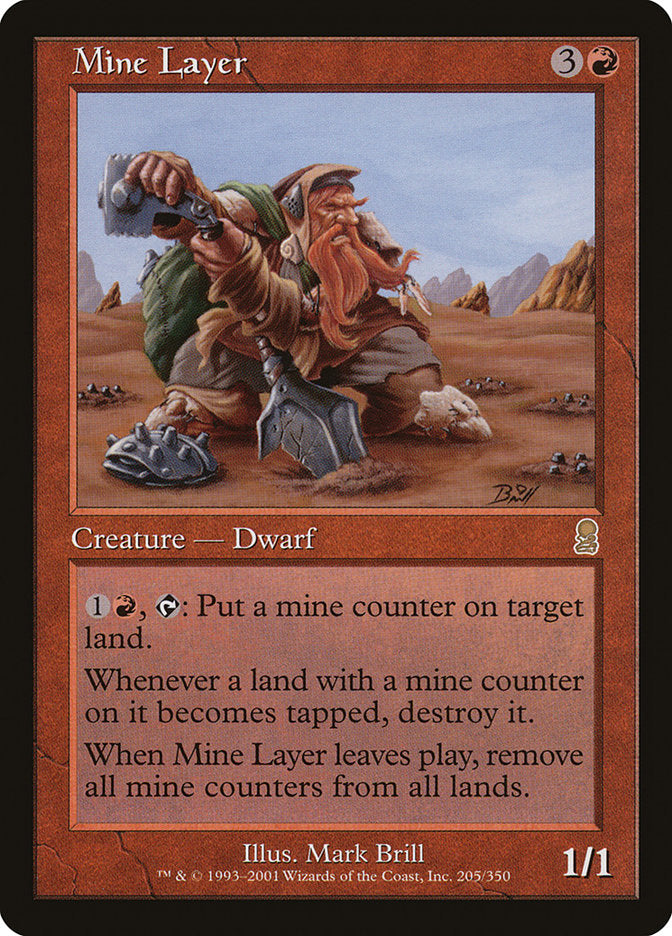 Mine Layer - [Foil, Retro Frame] Odyssey (ODY)