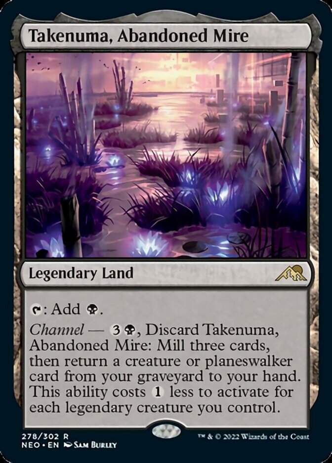 Takenuma, Abandoned Mire - [Foil] Kamigawa: Neon Dynasty (NEO)