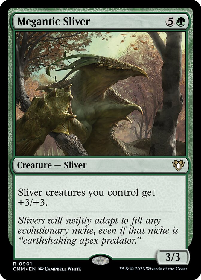 Megantic Sliver - [Foil] Commander Masters (CMM)